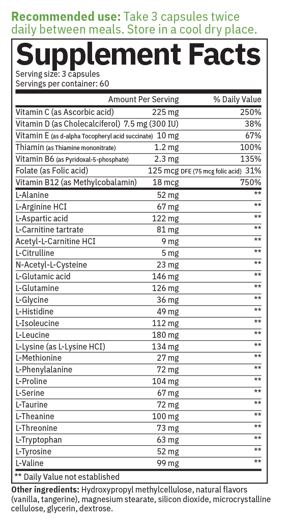 SuperAmino 24 Facts